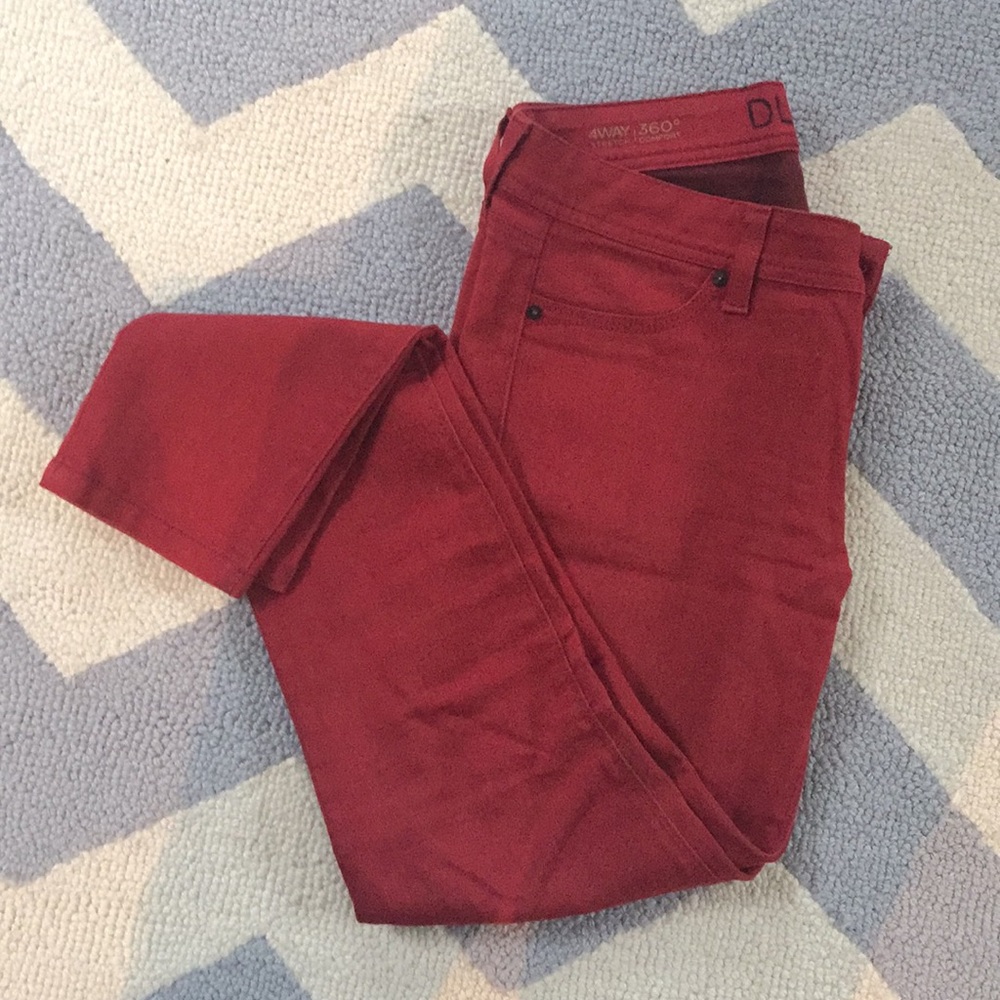 DL1961 Red Emma Legging Jeans